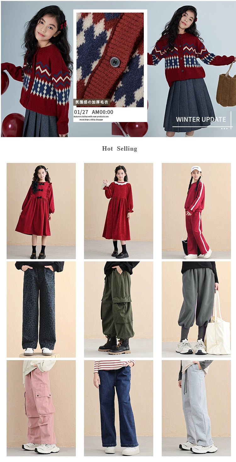 Stylish Medium and Large Children's Summer Clothes Air Conditioning Sweater Sweater