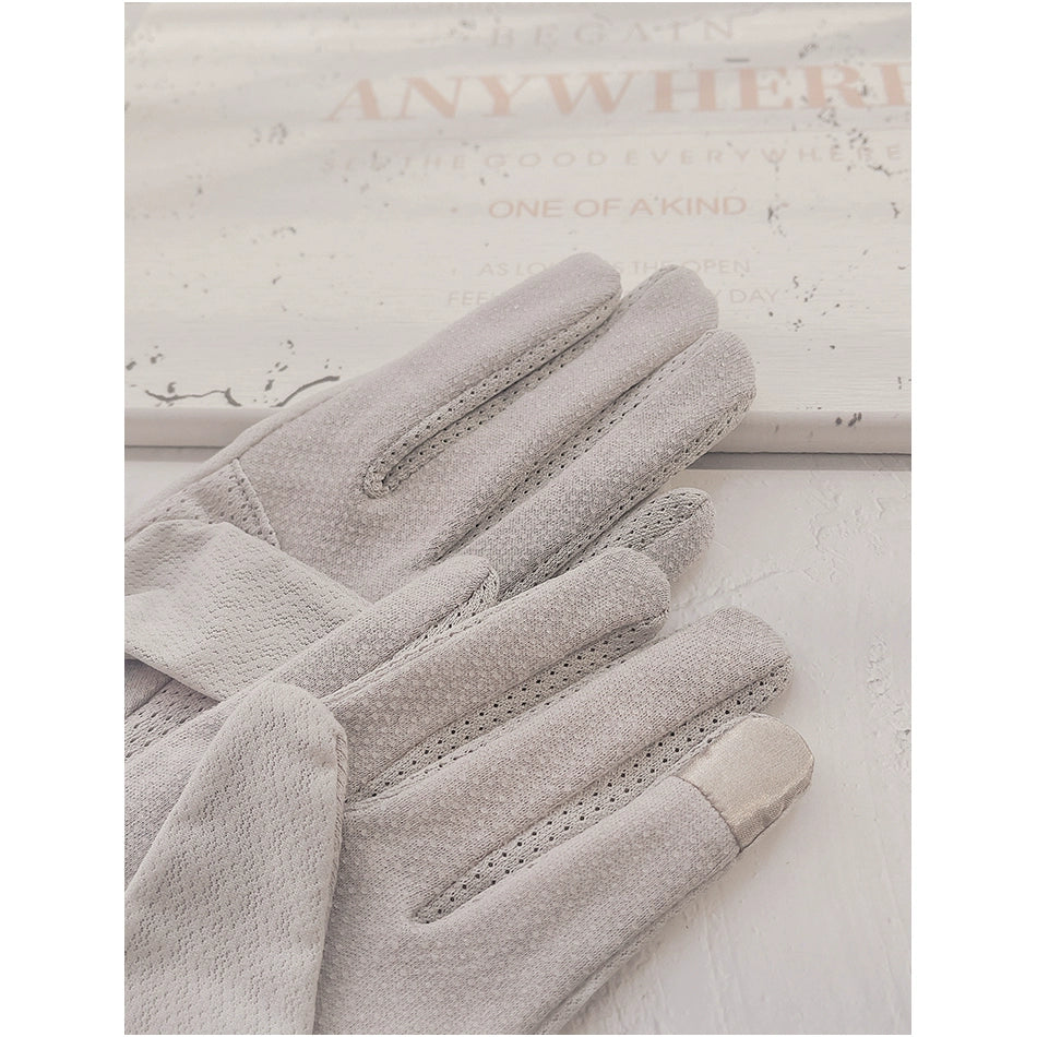 Women's Summer Short Touch Screen Ice Silk Sun Protection Gloves Viralgem Store