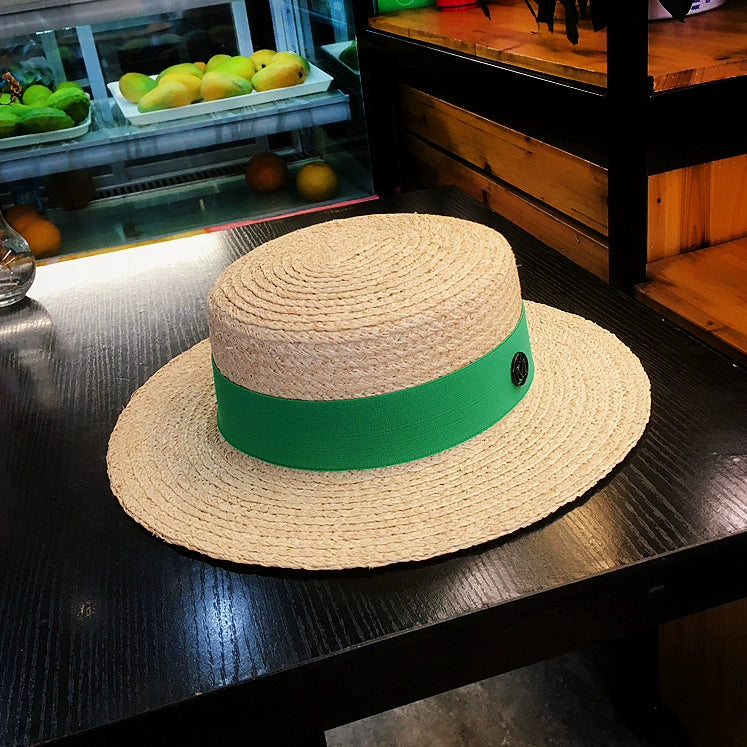 Straw Hat Handmade Female Stylish Beach Natural Raffia