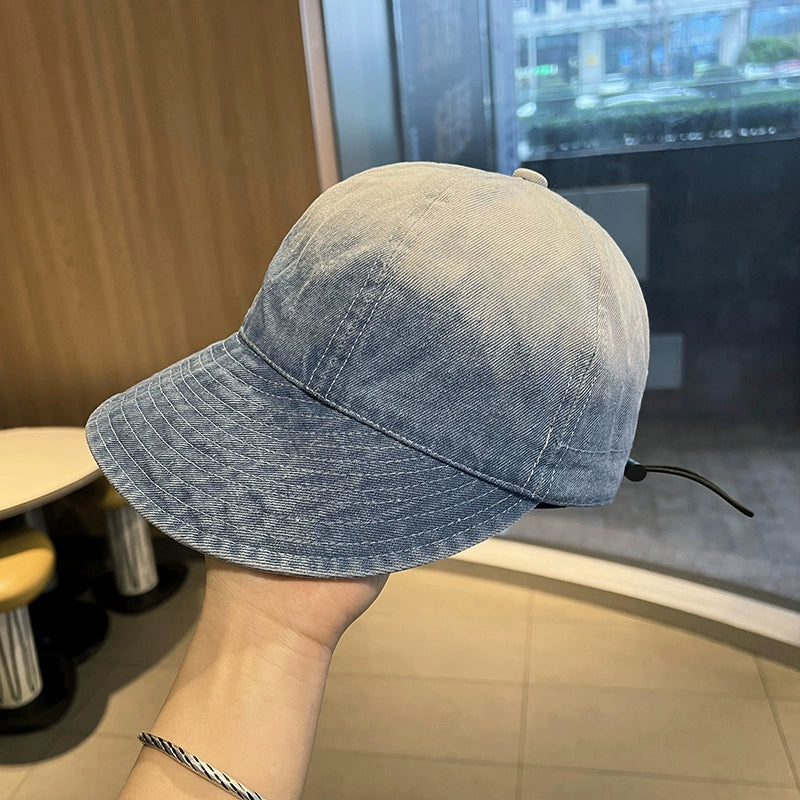 Sun Hat Denim Women Foldable Easiest for Match Peaked Cap Viralgem Store