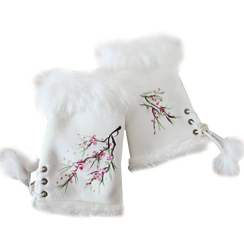 Women's Warm Half Finger Gloves Viralgem Store