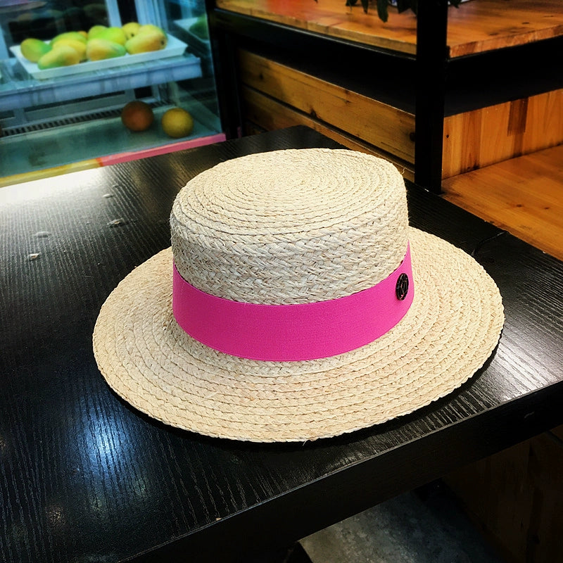 Straw Hat Handmade Female Stylish Beach Natural Raffia