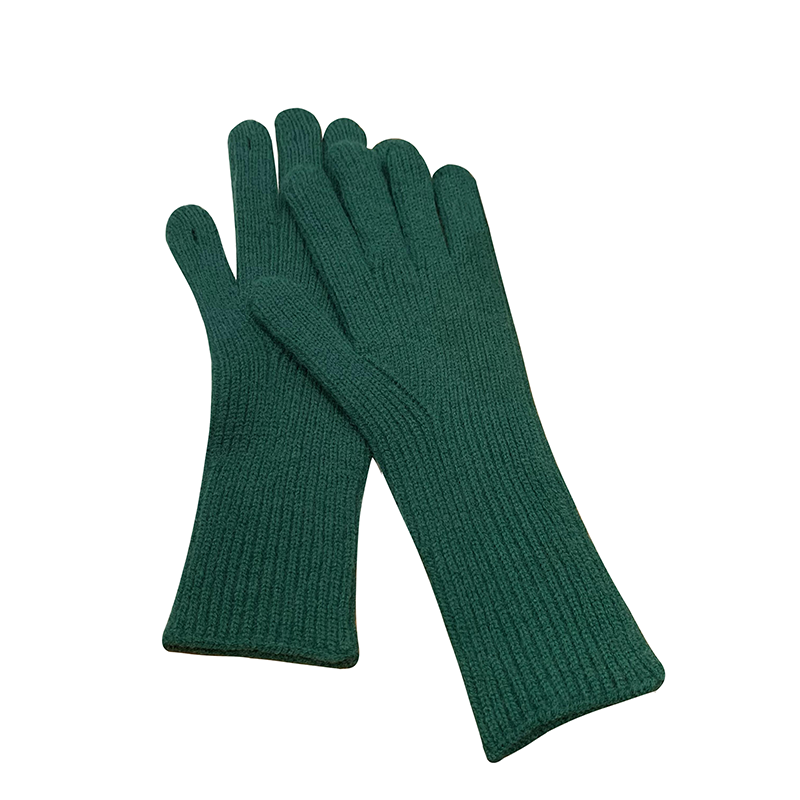 Women's Korean-Style Solid Color Wool Couple Gloves