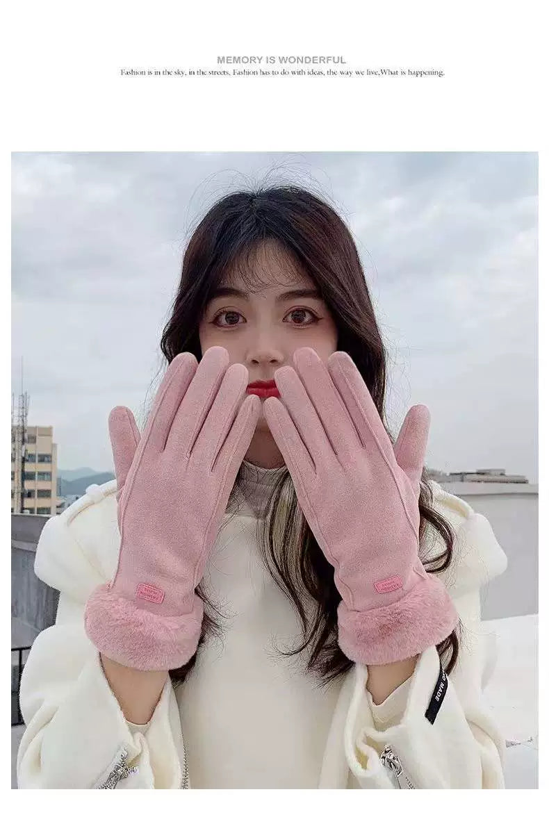 Women's Anti-Cold Windproof Touch Screen Gloves