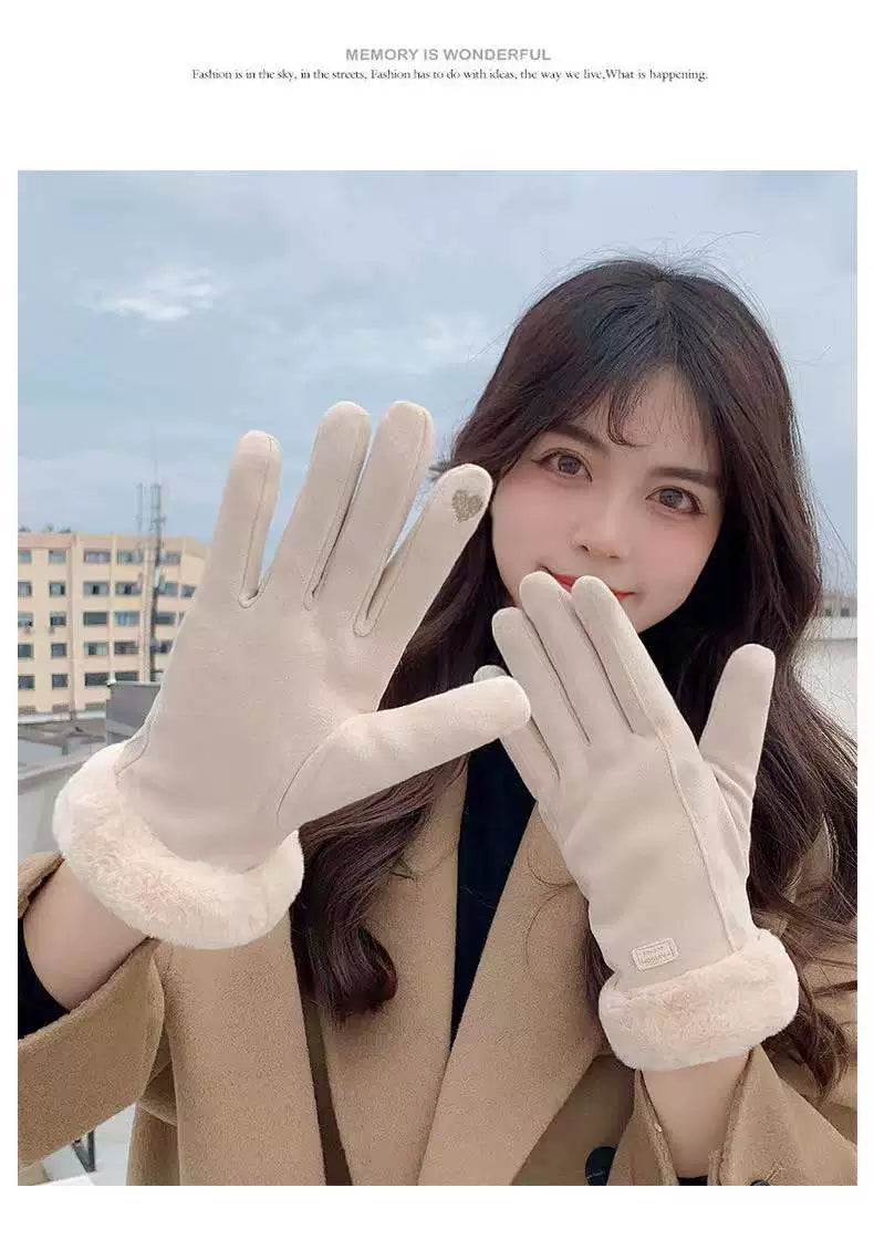 Women's Anti-Cold Windproof Touch Screen Gloves