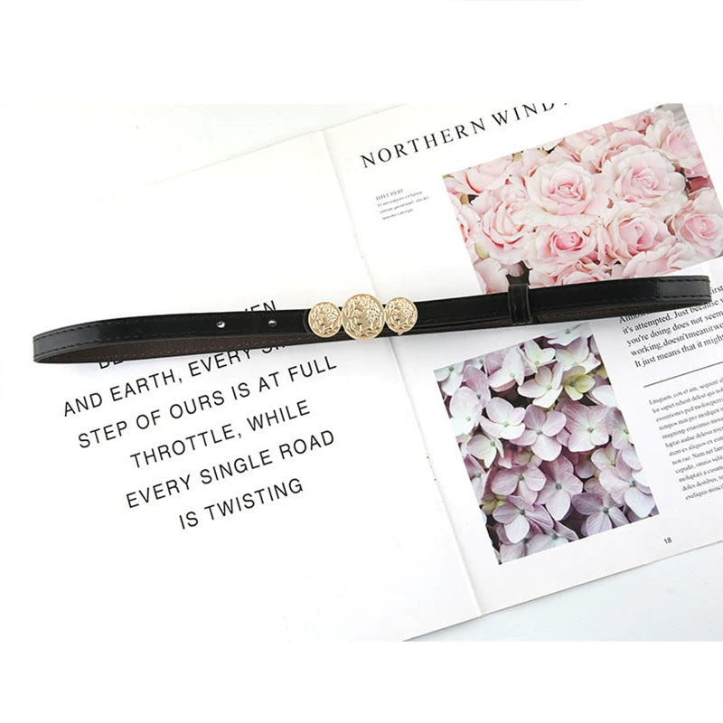 Three Small Flowers Ladies Decoration Thin and Simple Waist Decorations Easiest for Match Waist-Slimming Belt Matching Dress Coat Summer Belt Viralgem Store