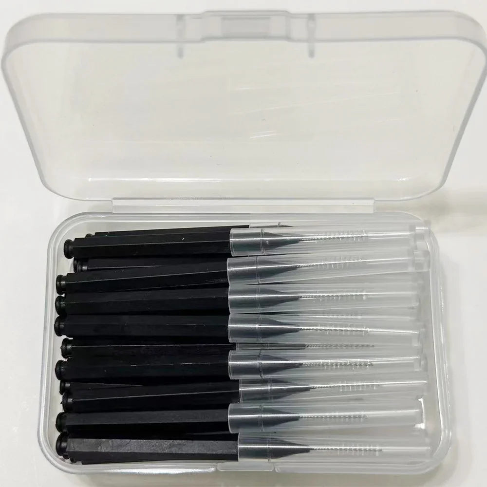 30pcsInterdental Brushes Dental Brush Between Teeth For Dental Orthodontic Clean Between Teeth Cleaning Tools Soft Micro Brushes