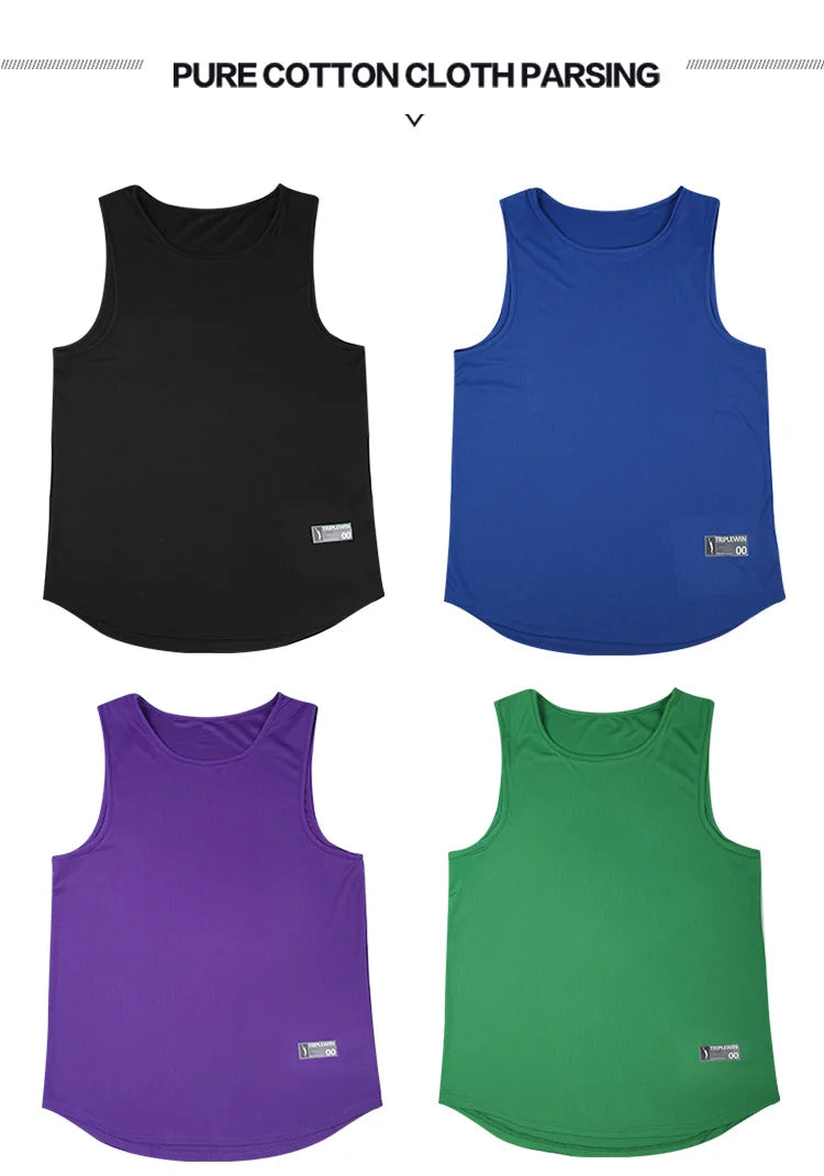 Adult Men Women Running Outdoor Shirts Tight Gym Tank Top Fitness Sleeveless T-shirts Sport Exercise Basketball Vest Clothes z03