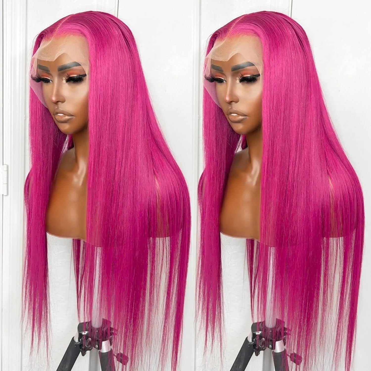 13X4 Dark Green Lace Front Wig Long Straight Synthetic Wig Long Green Colored Hair Lace Frontal Wigs for Women Heat Fiber Viralgem Store