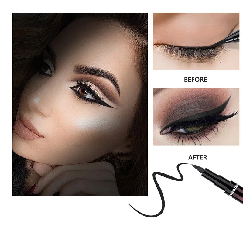 36H Black Quick-drying Eyeliner Waterproof Liquid Eye Liner Pen Long Lasting Smooth Pencil Not Blooming Eyes Makeup Cosmetics Viralgem Store