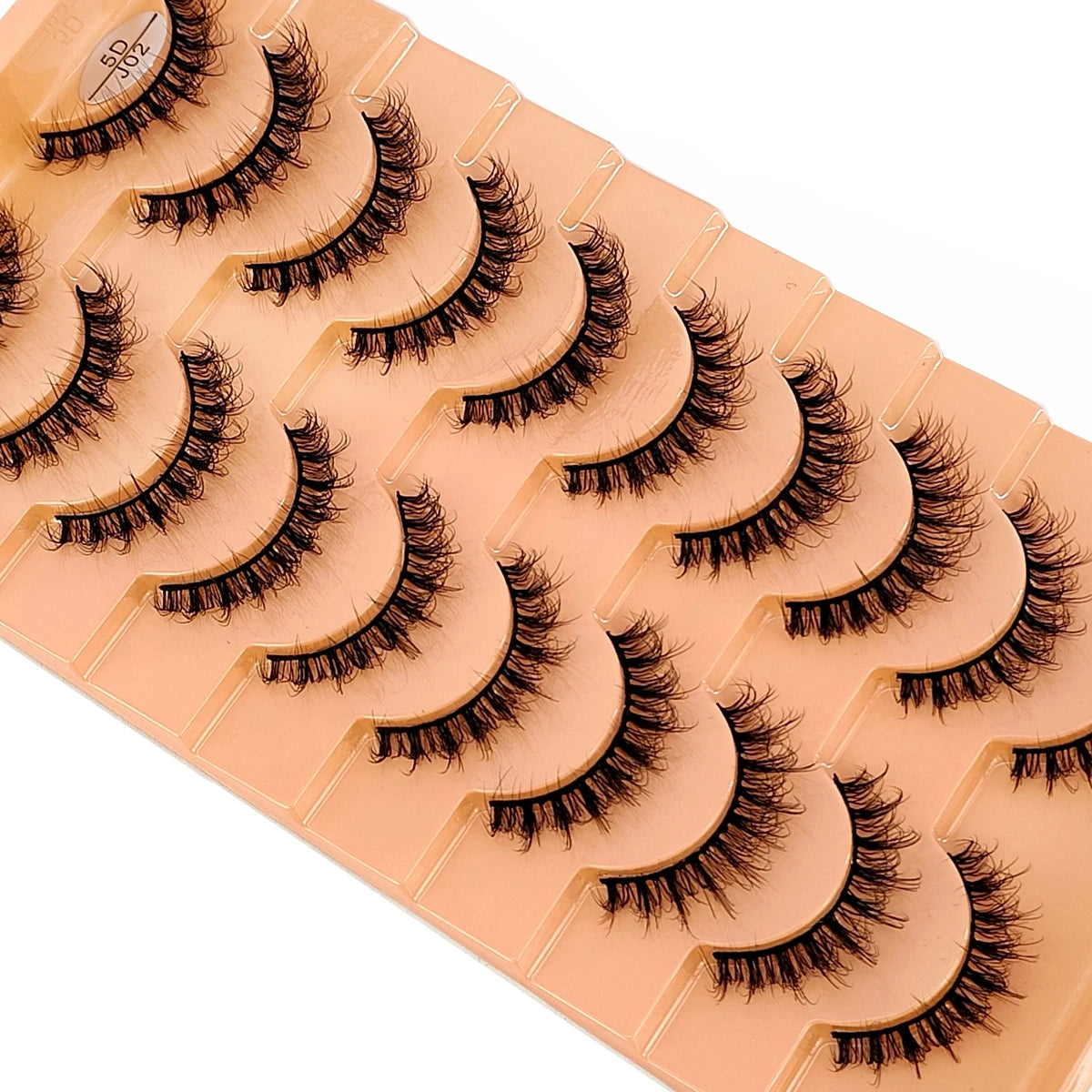 10 Pairs 3D Faux Mink Lashes Fluffy Soft Beauty Wispy Natural Short False Eyelashes Curly lashes Makeup Classic Thick eyelashes