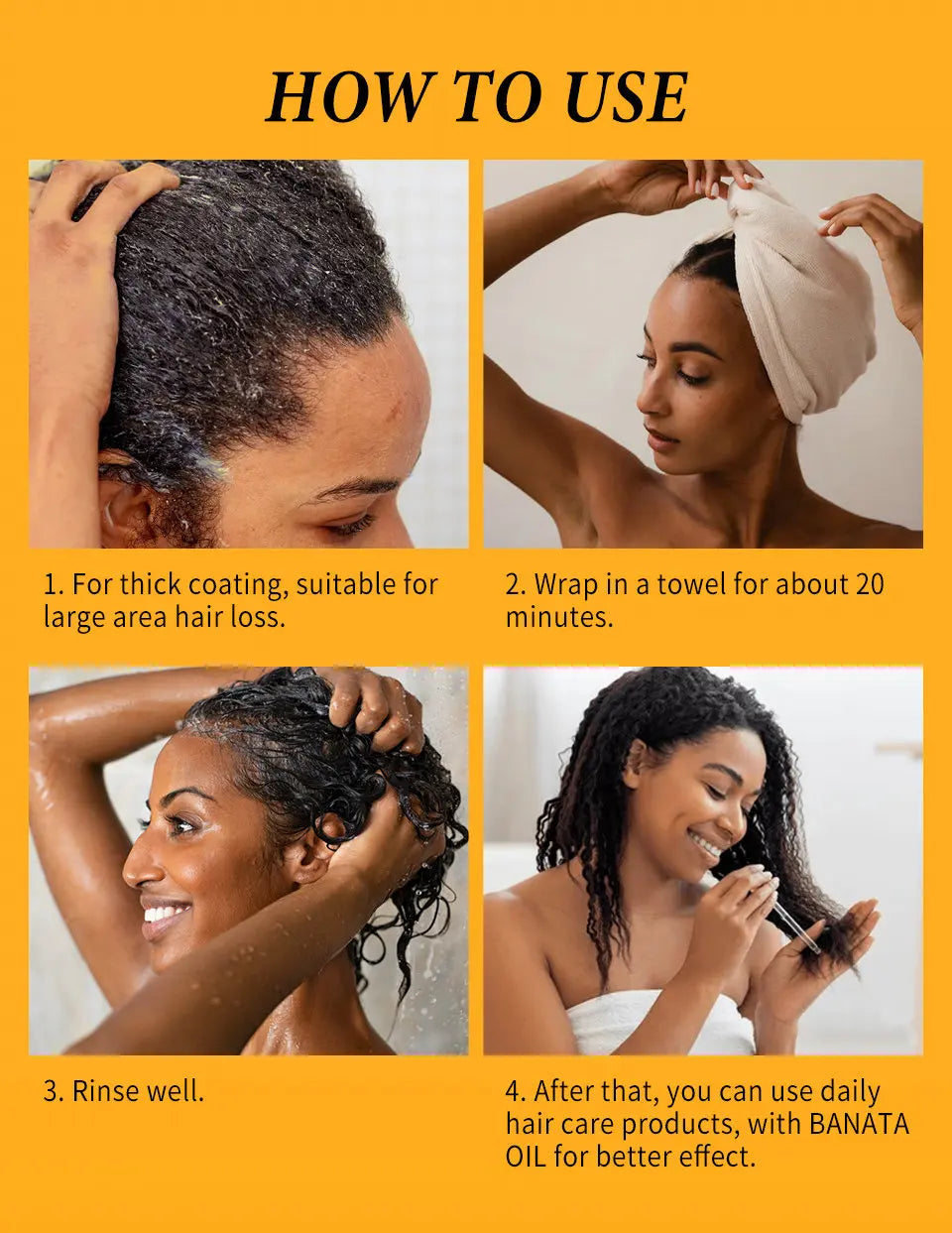 100% Pure Organic Hair Mask Batana Oil Hair Growth Oil Natural Treatment Nourish Reduce Hair Loss Anti-Breakage Hair Products