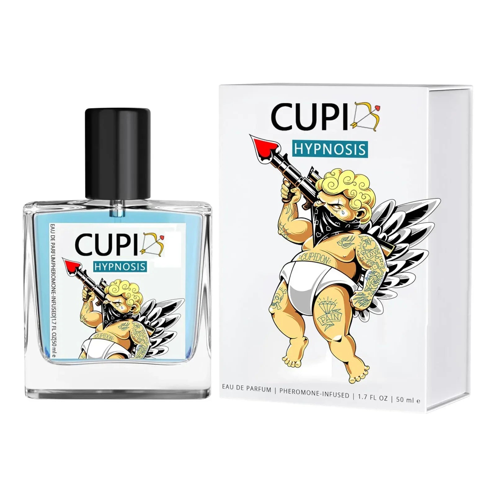 50ML Cupid Hypnosis Perfume Long Lasting Pheromone Fragrance Perfume Cologne for Men and Women Light  Cologne Fragrance Viralgem Store