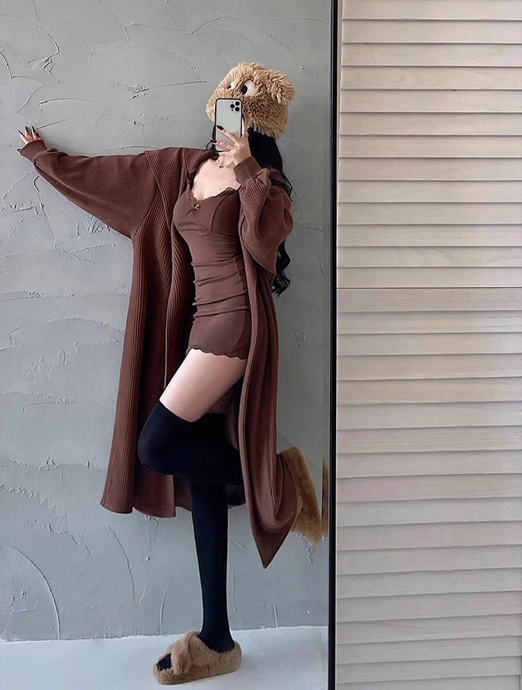 Y2K Retro Lace Patchwork Spaghetti Strap Black Bodycon Dress Mini Fashion Aesthetic Bow Club Party Sexy Dresses for Women Viralgem Store