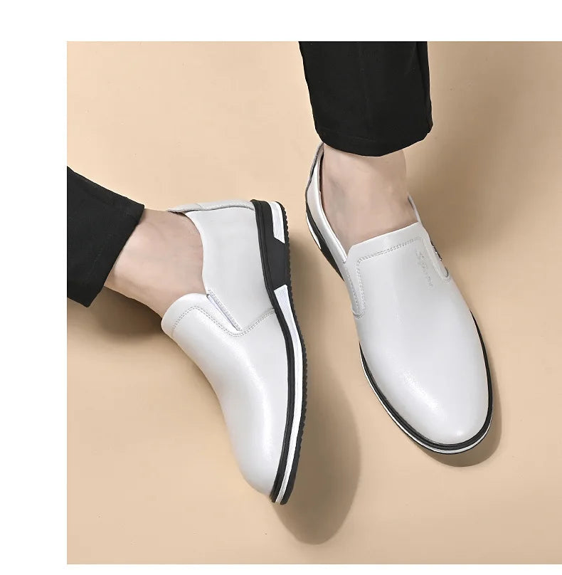 2024 Fashion Elegant Oxford Shoes for Mens Shoes Plus Size Men Formal Shoes Male Wedding Dress Loafers Slip on Masculino Shoes