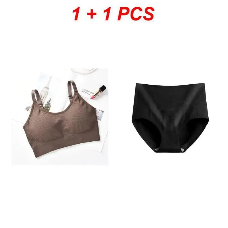 Sports Yoga Top Sexy Wireless Bralette Seamless Women Bra Padded Sleep Tops U-Shaped Back bra Breathable Crop Lingerie Underwear