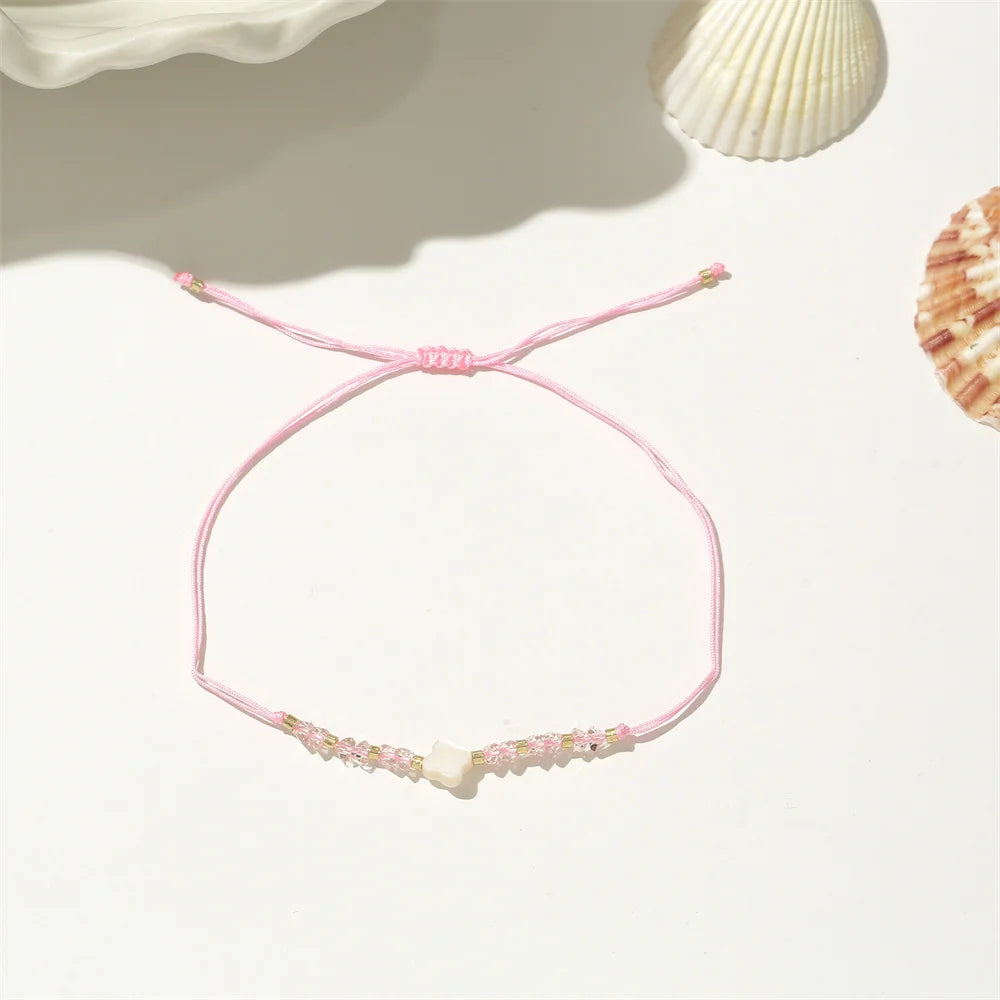 12pcs/set Beaded Braided Rope Bracelet Set Handmade Adjustable Bracelets For Women Fashion Jewelry Viralgem Store