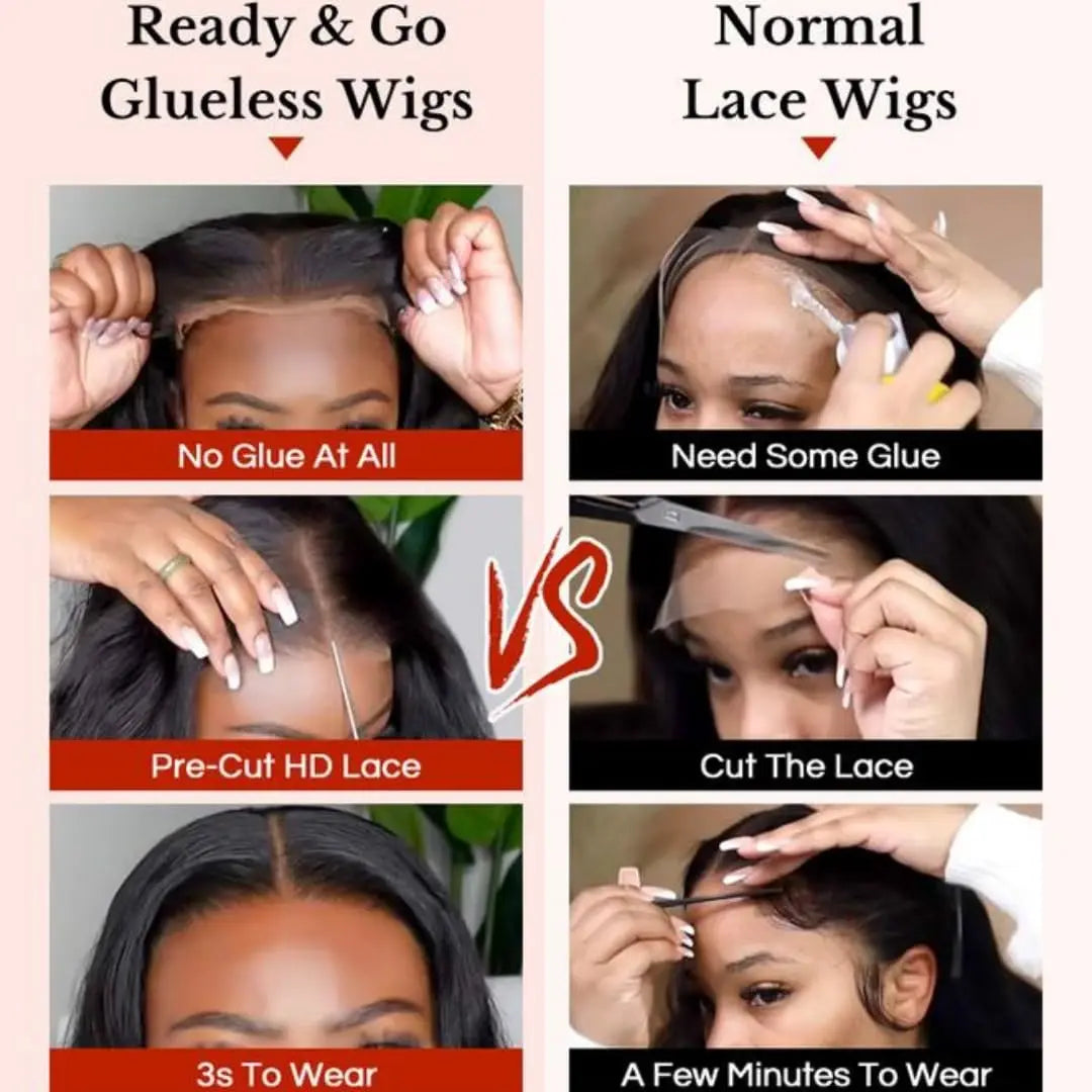 WestKiss Side Part Glueless Layered Cut Human Hair Wig RTG Body Wave 6x8 Lace Closure Wig Pre Plucked Pre Cut Pre Bleached Viralgem Store