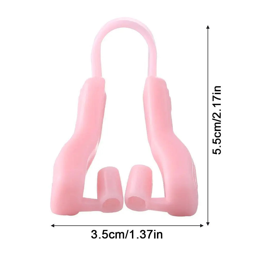 1pc Nose Shaper Clip Day And Night Dual Use Increased Nasal Bridge Soft Silicone Narrow Nose Reduce The Nasal Wing Beauty Tool
