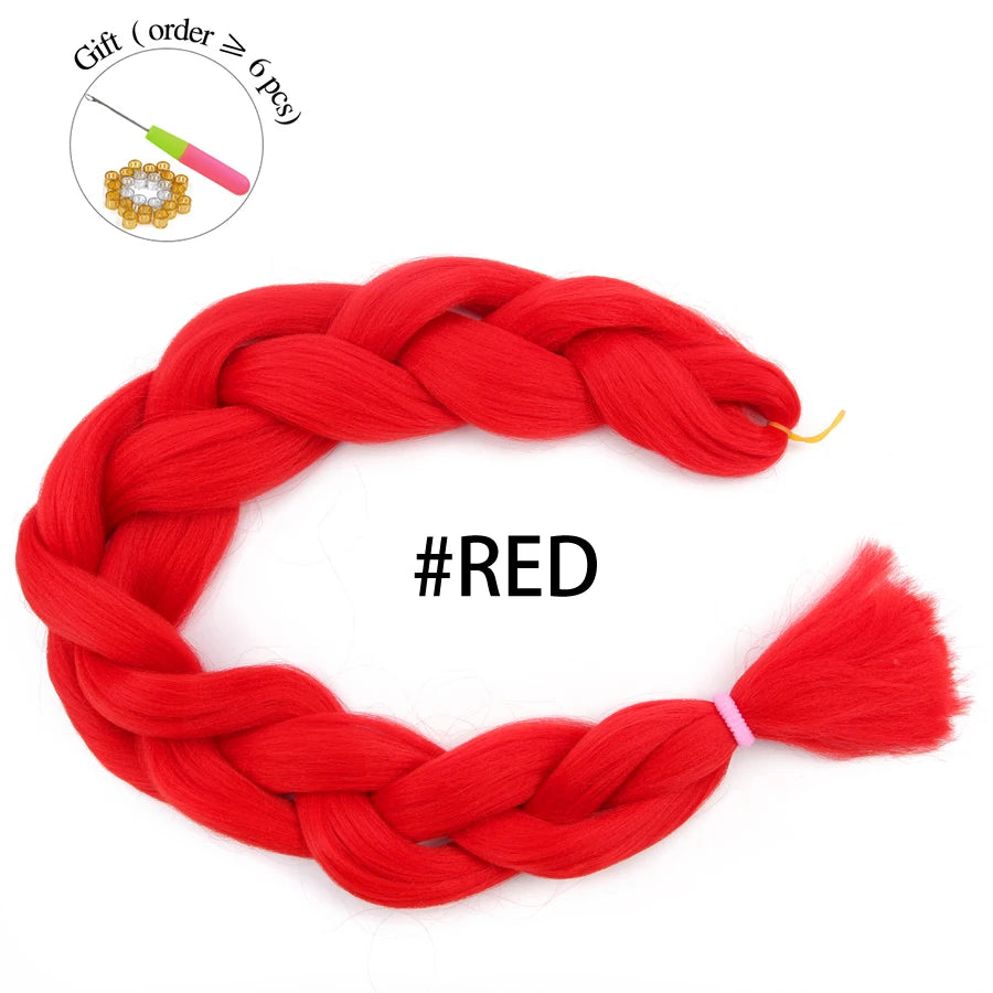 Super Long 165G 200cm Hair Synthetic Jumbo Braiding Hair Extension Heat Resistant Fiber African Ombre Jumbo Braid Hair Women Viralgem Store