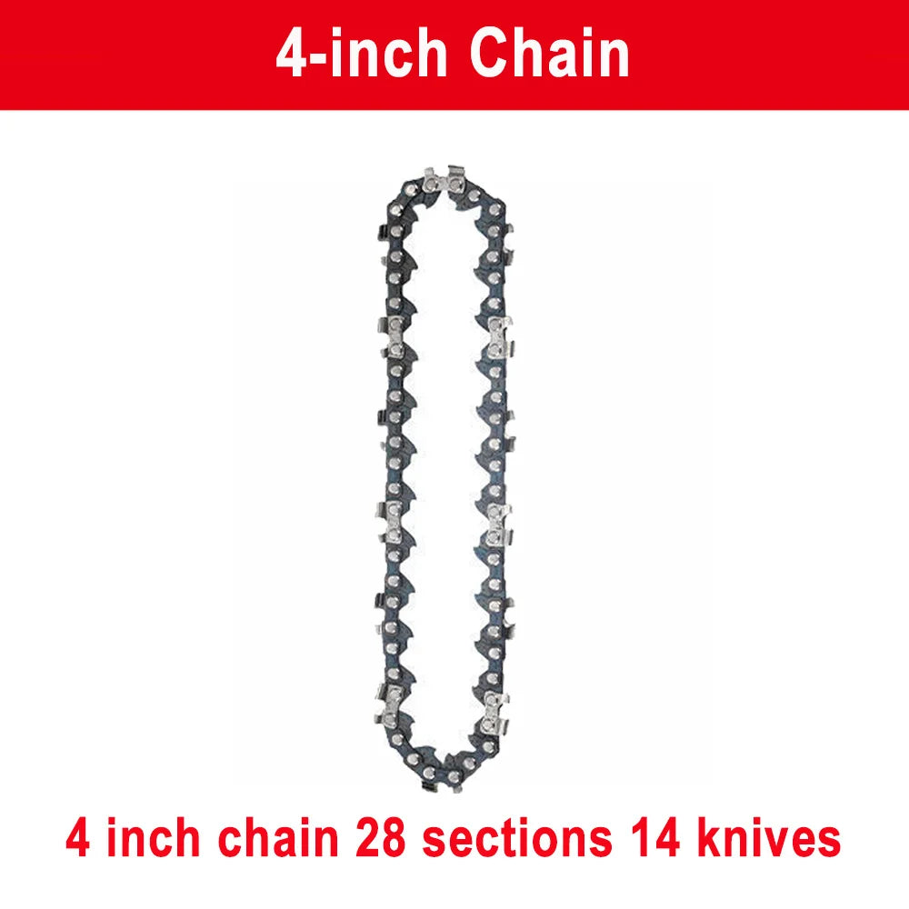 4/6/8/10 Inch 1/4 Chainsaw Chain Guide Portable Electric Saw Mini Chainsaw Logging Saw Blade Pruning Chain Saw Chain Accessories