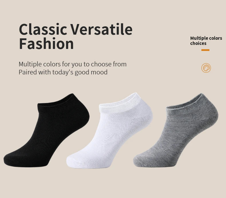 10 Pairs Women/Men Boat Socks Invisible Low Cut Silicone Non-slip Summer No-show Ankle Socks Solid Color Casual Breathable