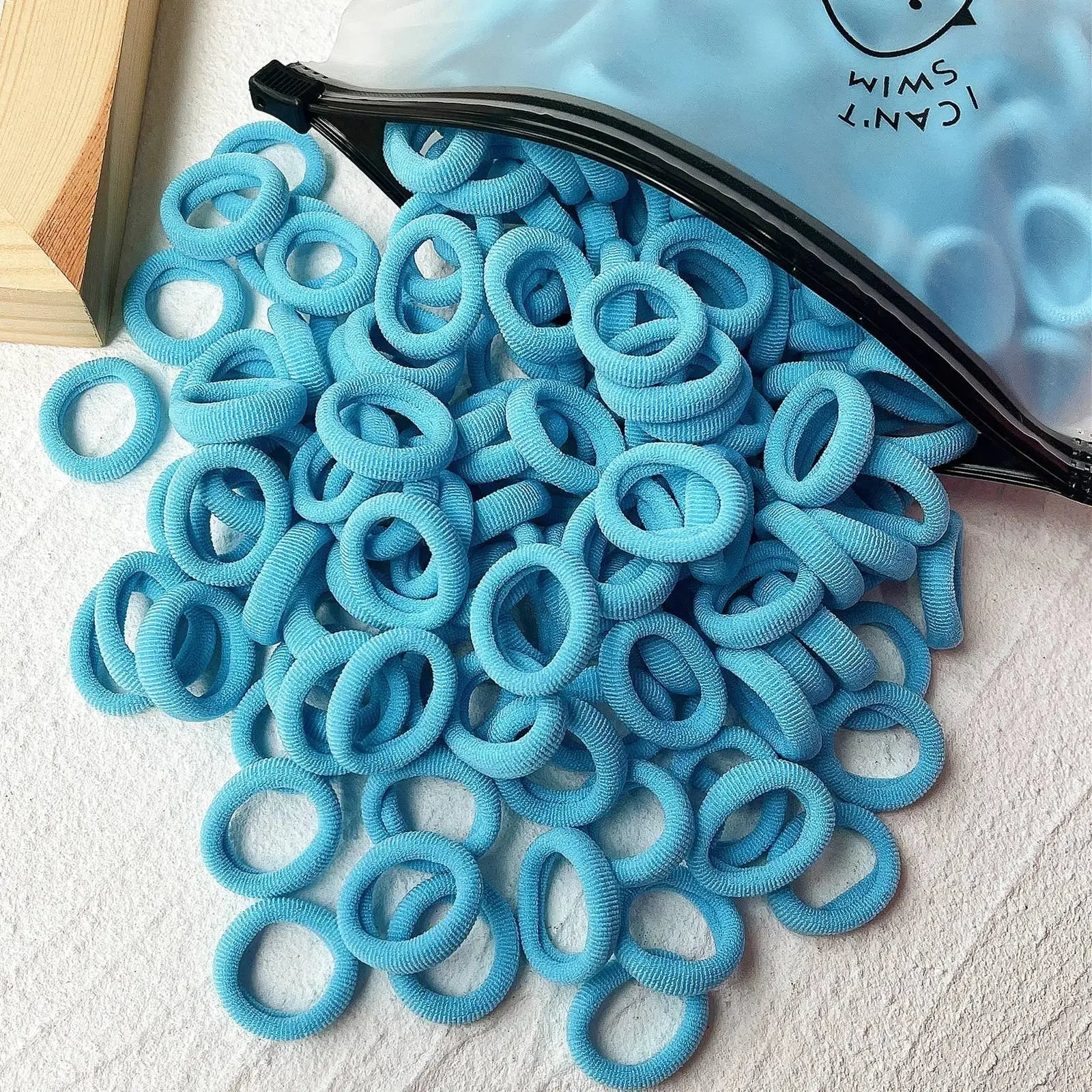 50/100Pcs Hairbands Girls Candy Color Elastic Rubber Band Hair Bands Child Baby Headband Scrunchie Kids Hair Accessories Viralgem Store