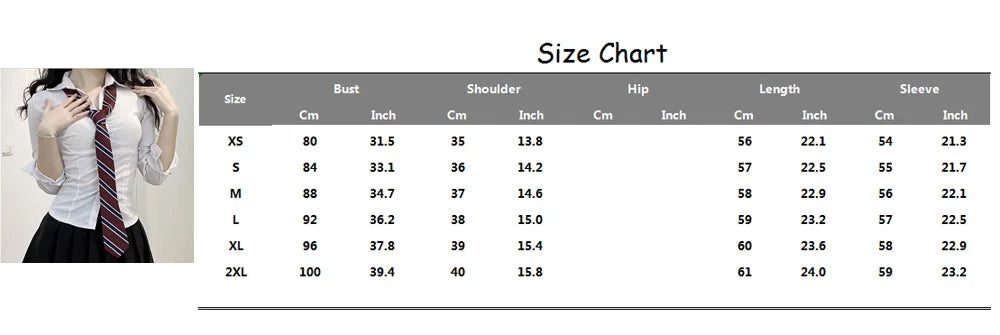 V Neck White Blouses Women Japan Korean Fashion Shirt Chic Harajuku Preppy Elegant Casual JK Slim Bandage Y2k Blusas Cute Tops