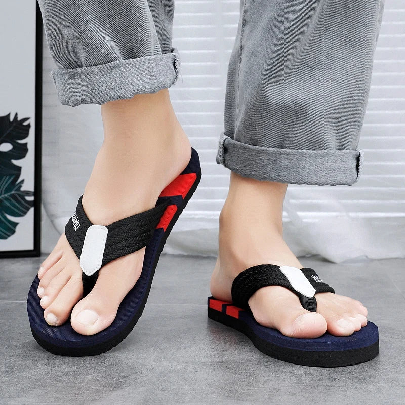 2024 new summer men's ultra-light EVA sole fashion comfortable sandals flip-flops