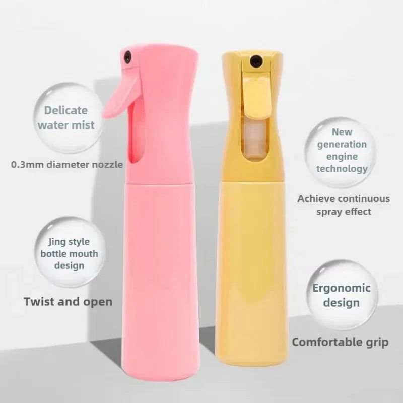 300ML Continuous Hair Plant Mist Spray Bottle Mist Spray Bottle Mist Bottle for Curly Hair Styling Product Plant Barber Viralgem Store