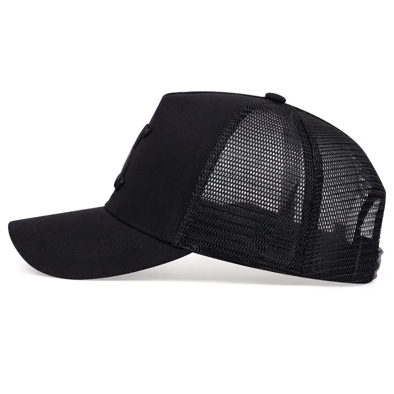 Unisex Lk Letter Embroidery Embroidery Baseball Net Caps Spring and Summer Outdoor Adjustable Casual Hats Sunscreen Hat Viralgem Store
