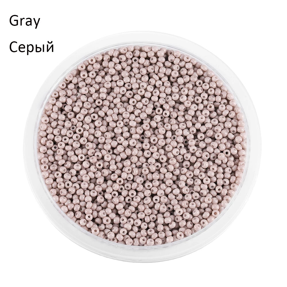 2mm Charm Glass beads Czech Glass Seed Beads Small Round Loose Bead For DIY Jewelry Making Earrings Bracelet