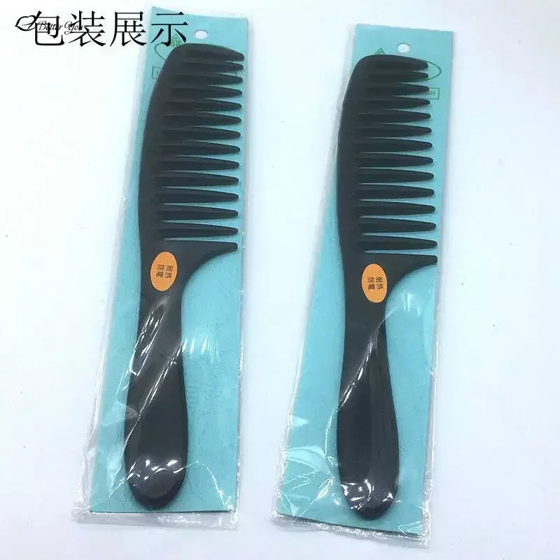 Wide-Tooth Comb Plastic Pear Flower Head Large-Tooth Wide-Tooth Hairdressing Curly Hair Comb Anti-Static Hair Comb