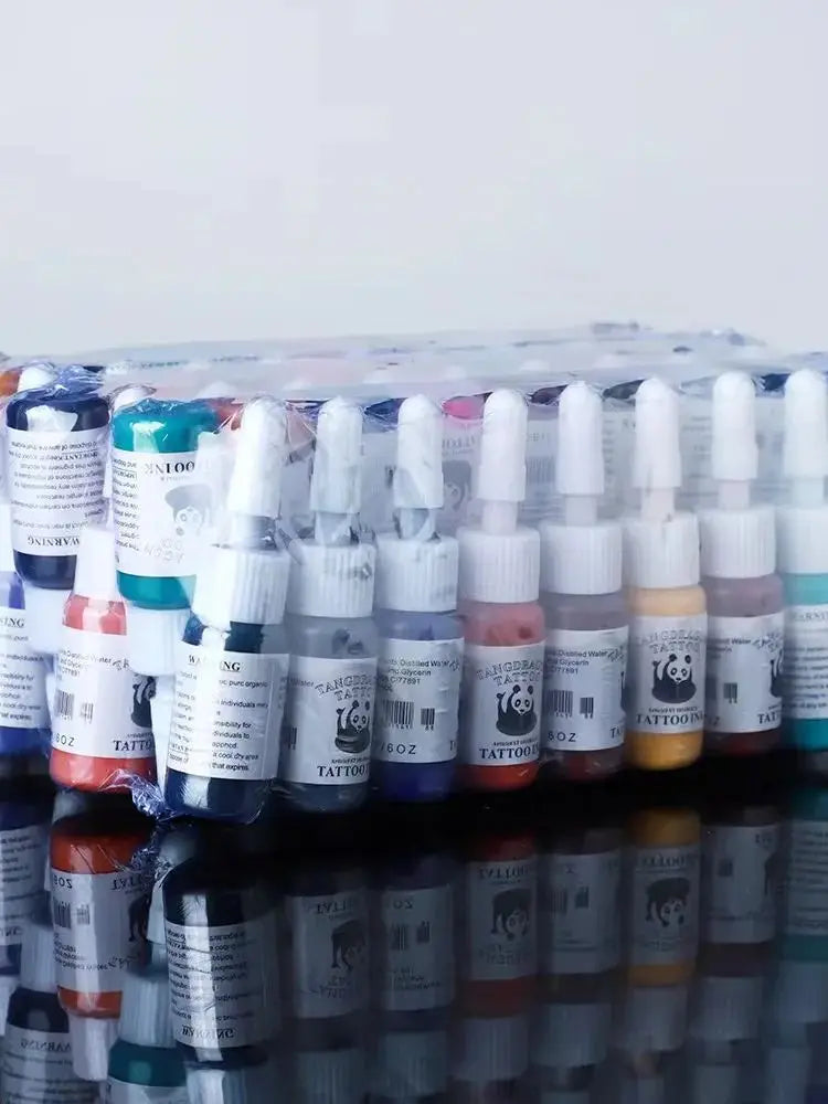 6/8/10 color ，Professional tattoo ink set,  tattoo consumables, long lasting, painting, body art supplies Viralgem Store