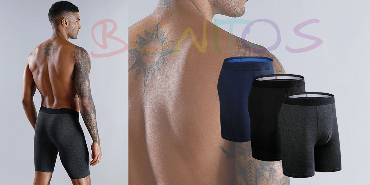 4pcs Cotton Men's Panties Sexy Boxers For Man Trunk High Quality Mens Boxer Underwear Family Male Underpants Gift Calecon Viralgem Store