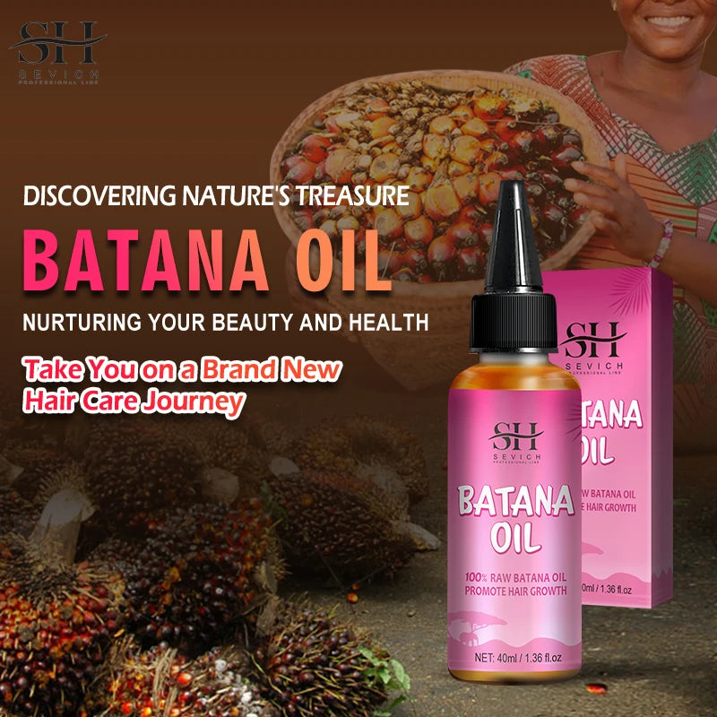 2023 Batana Hair Growth Oil For Black Women 100% Natural Batana Butter For Hair Loss Treatment For Black Men & Women Hair Care