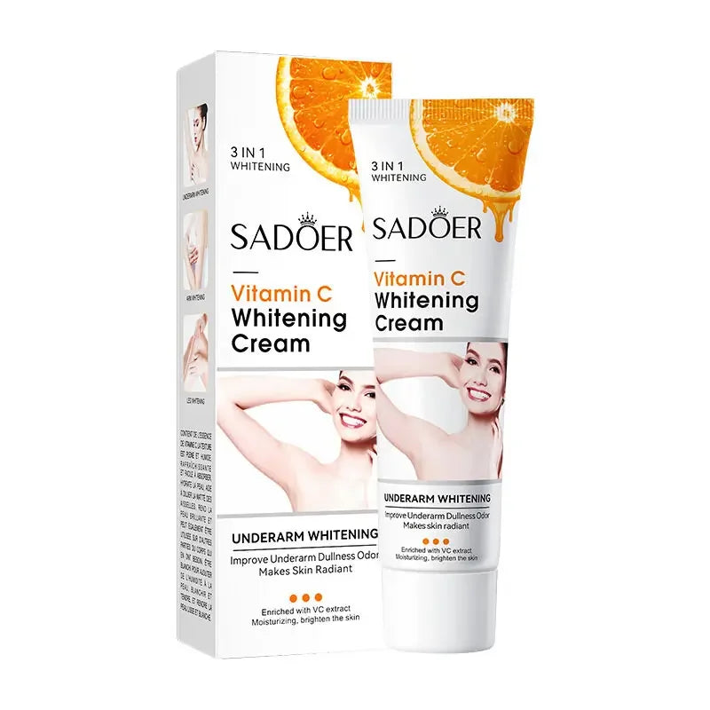 Vitamin C Brightening Cream Whitening Brightening Melanin Intimate Areas Bleaching Legs Knees Elbows Arms Bend Brighten Melanin