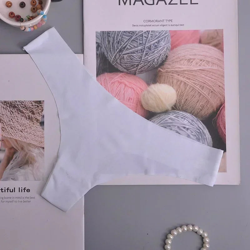 2pcs Sexy Lingerie Seamless Women G-string Underwear Ladies Panties Lingerie Bikini Pants Tanga Thong Intimatewear Briefs