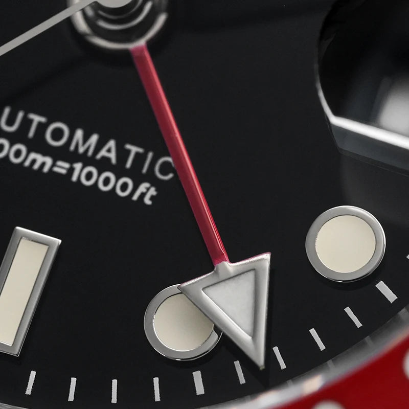 Watchdives WD16760 NH34 Sub GMT Watch Stainless Steel Sapphire Automatic Movement BGW9 Luminous 300m Waterproof Watches for men