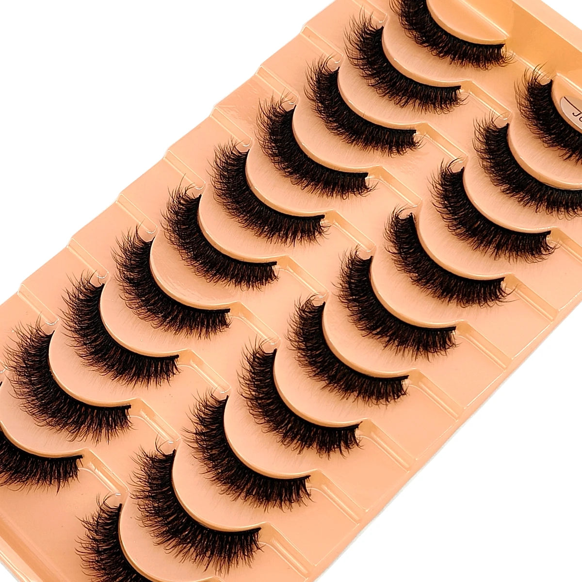 10 Pairs 3D Faux Mink Lashes Fluffy Soft Beauty Wispy Natural Short False Eyelashes Curly lashes Makeup Classic Thick eyelashes