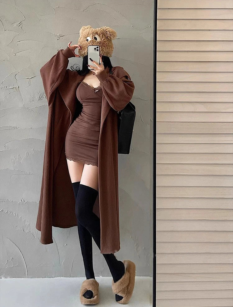 Y2K Retro Lace Patchwork Spaghetti Strap Black Bodycon Dress Mini Fashion Aesthetic Bow Club Party Sexy Dresses for Women Viralgem Store