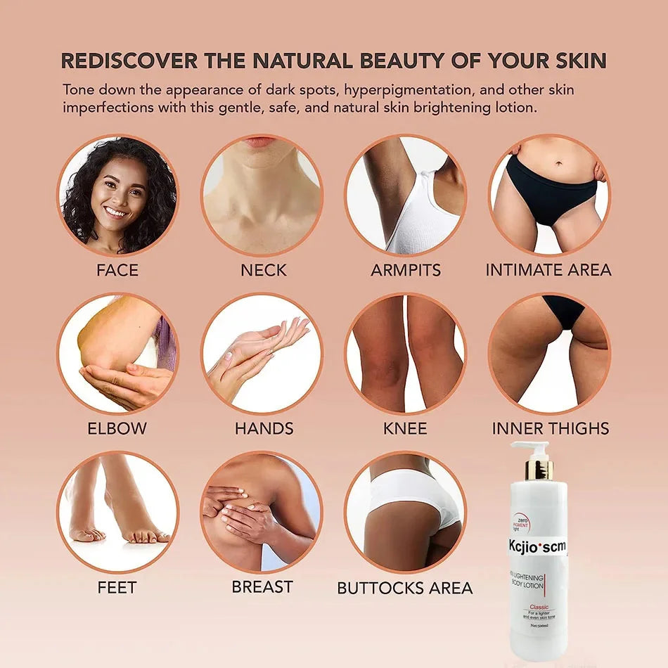 500ml Fast Whitening Cream For Dark skin Kojic Sen Moisturizing Lightening Body Lotion Skin Care for Flawless Even Skin Tone Viralgem Store