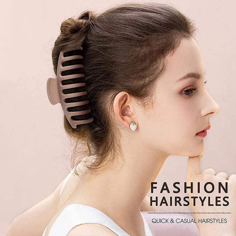 4PCS Hair Claw Clips 4 Inch Nonslip Large Crab Hairpins for Women Thin Hair Accessories Barrette Girls Gifts for Women Viralgem Store