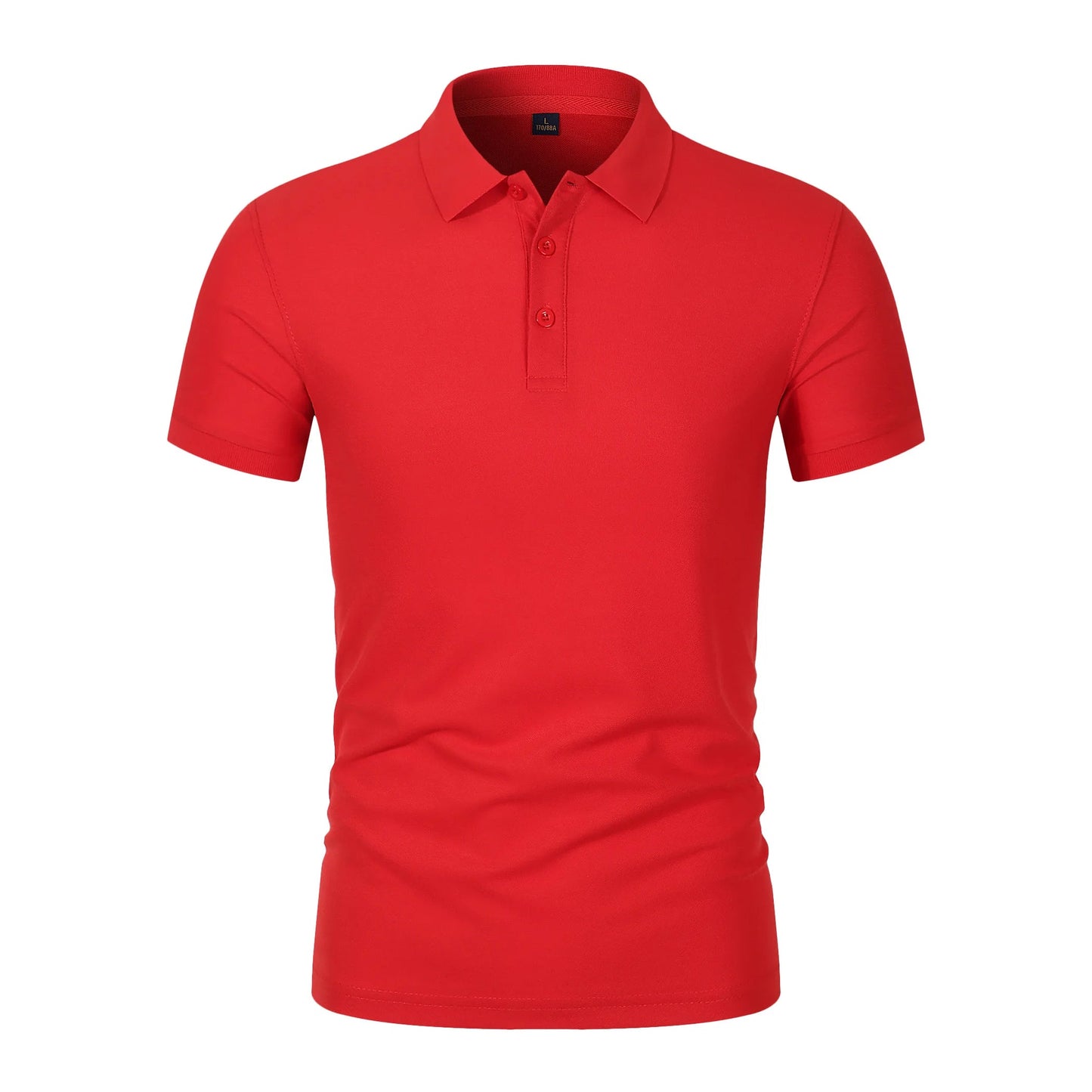 2025 Summer New Men's Short sleeved Solid Color Polo Shirt Breathable and Comfortable Elastic Top Casual Business New Style Viralgem Store