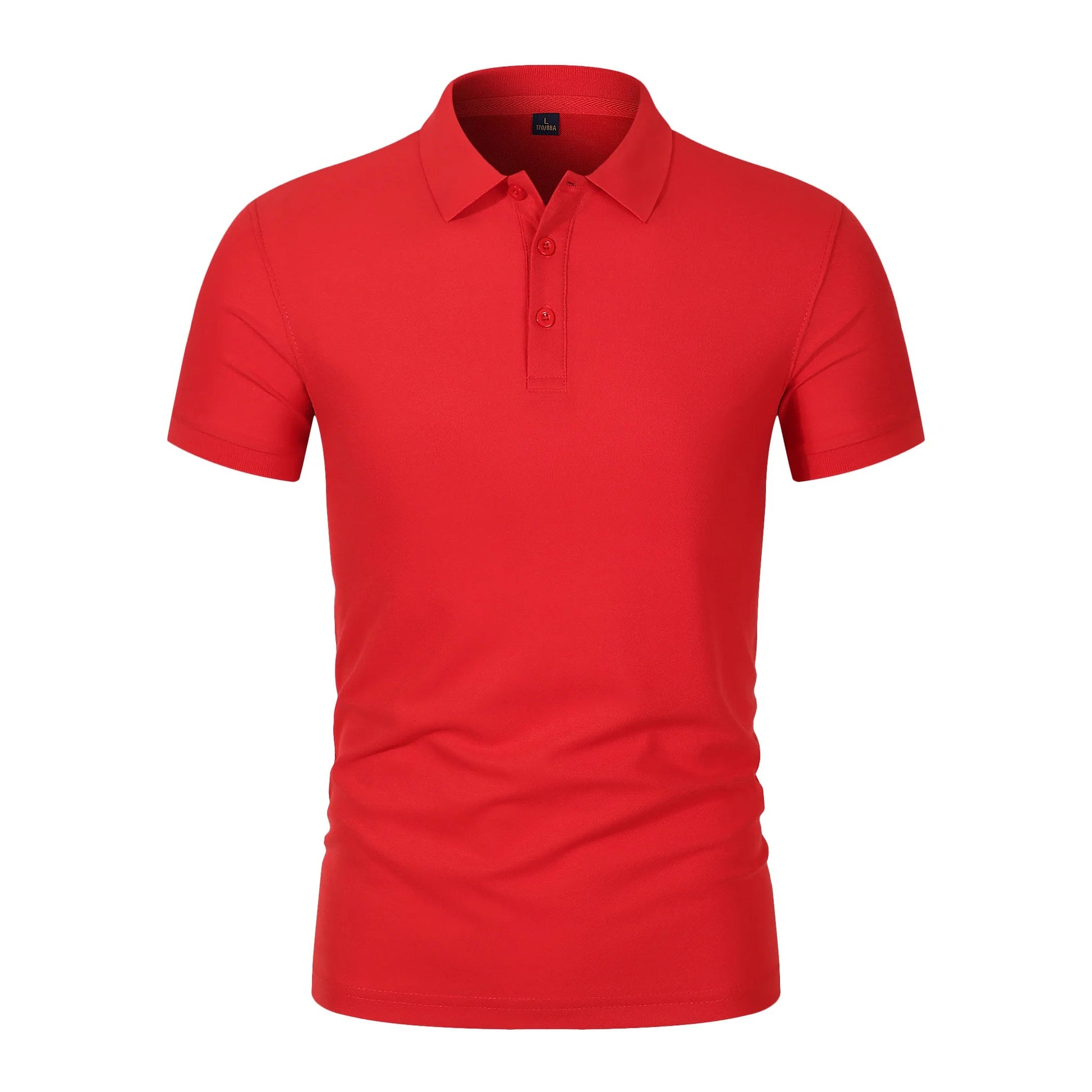 2025 Summer New Men's Short sleeved Solid Color Polo Shirt Breathable and Comfortable Elastic Top Casual Business New Style Viralgem Store
