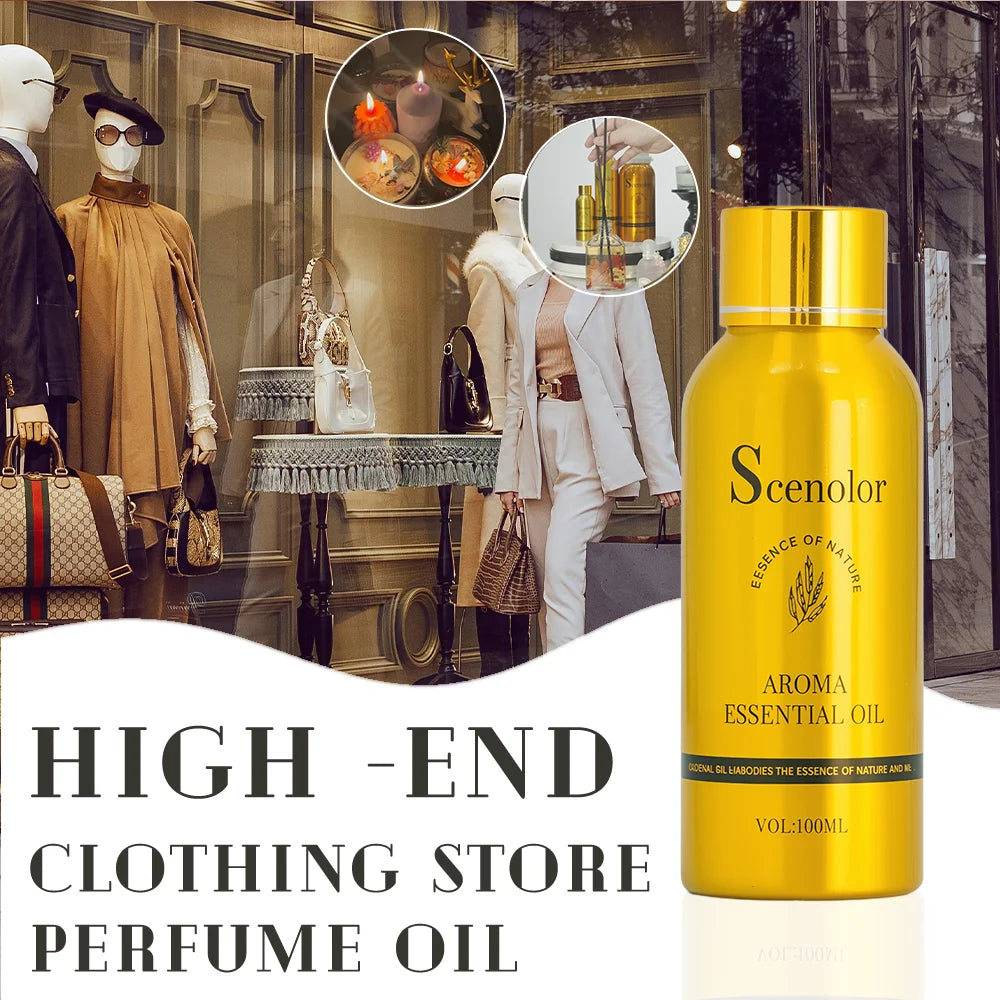 100ml Perfume Oil For High End Clothing Store Hotel Oil Fragrance Essential Oil For Aroma Diffuser Home Air Freshener Home Diy