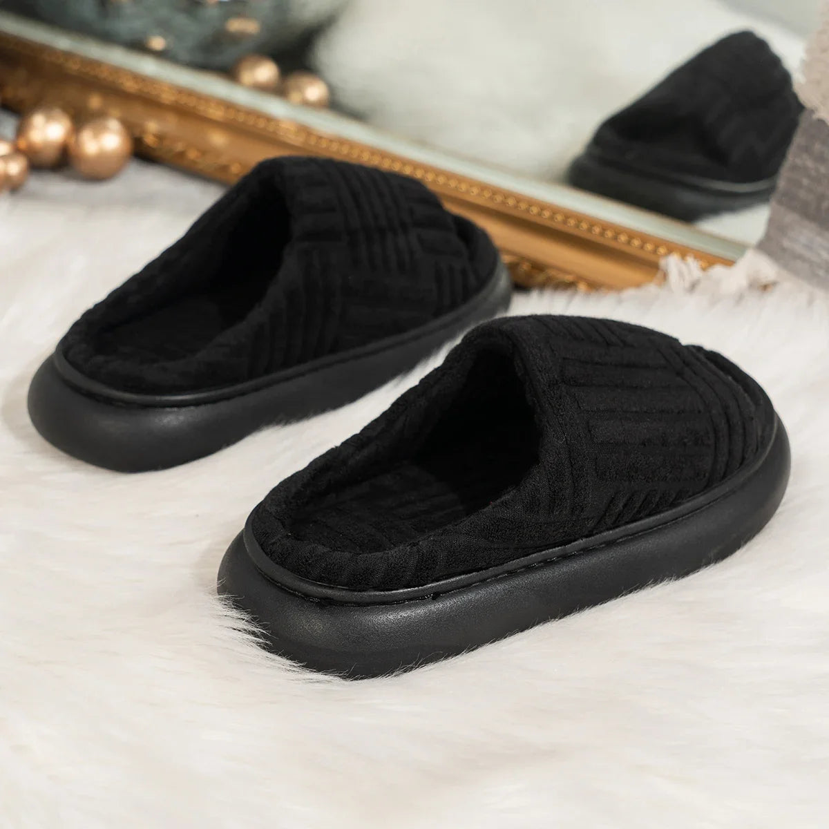 Women's 2024 Spring and Autumn Towel Pattern Thick Sole Home Fashion Anti Slip Towel Sole External Slippers Sandals Outdoor Viralgem Store