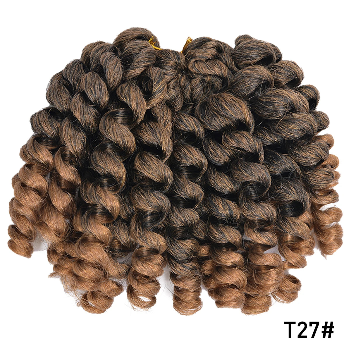Synthetic Ombre Braiding Hair Jumpy Wand Curl Crochet Braids Hair Extension for Black Women Jamaican Bounce Curly Hair For Women