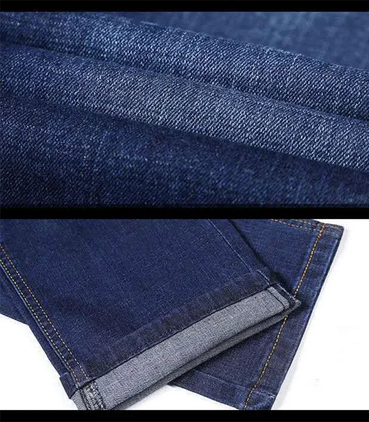 10XL Mens Black Jeans Oversize High Waist Loose Trousers Large Size Husband Plus Size Loose Denim Trousers Blue Male Denim Pants