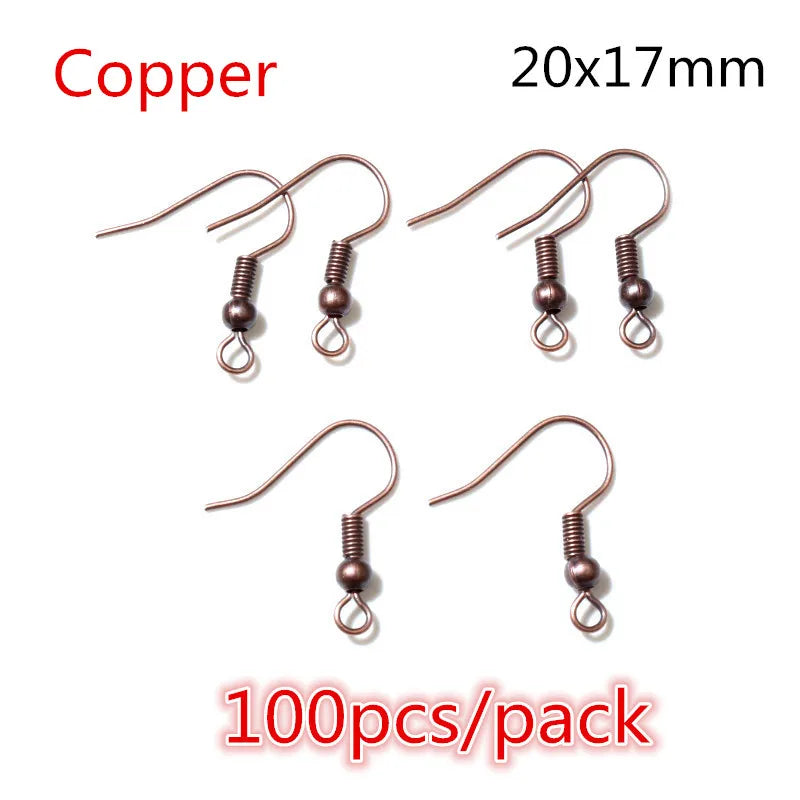 50-200pcs DIY Jewelry Making Accessories Findings Earring Hooks/Jump Rings/Lobster Clasps Craft